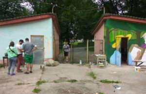Старий танцмайданчик в центральному парку перетворюється на вільний простір для відпочинку Старий танцмайданчик в центральному парку перетворюється на вільний простір для відпочинку