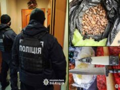 Зброя, наркотики, бурштин, крадене майно, – рейд волинських поліцейських у Нововолинську Зброя