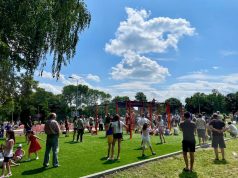 На території Нововолинського ліцею №8 відкрили мультифункціональний спортивний комплекс