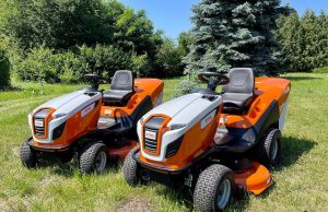 Для ВУКГ придбали два трактори-газонокосарки «STIHL»