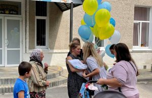 Вітали з народженням сина дружину нещодавно загиблого Захисника України Андрія Єдинака — Раїсу