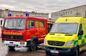 Карету швидкої і дві пожежні автомобілі отримав Нововолинськ від партнерів з Німеччини