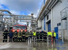 Стався витік та загорання мастила з преса OSB-плити