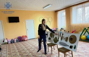 Рятувальники у рамках “Тижня безпеки” провели для дошкільнят урок