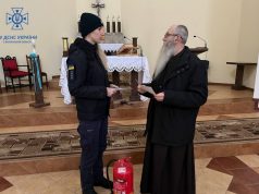 Рятувальники проводять профілактичні бесіди та інструктажі, щодо готовності культових споруд до Різдвяних та Новорічних свят
