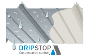 DR!PSTOP – чудовий матеріал для покрівлі, який має магічні властивості у створенні сухого та комфортного... Купити Антиконденсаційна плівка Drip Stop Покриття DR!PSTOP для металевого даху Магазин Еліт Буд