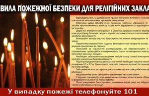 Правила пожежної безпеки під час святкування Різдва Христового