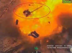 Башта ворожого танка обертається і летить у повітрі після удару дрона-камікадзе. ВIДЕО Башта-ворожого-танка-обертається-і-летить-у-повітрі-після-удару-дрона-камікадзе.-ВiДЕО