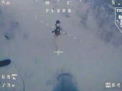 Дрон-камікадзе влучає окупанту в голову. ВIДЕО Дрон-камікадзе-влучає-окупанту-в-голову.-ВiДЕО