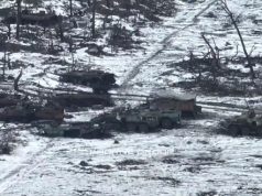 Два десятки ворожих бронемашин знищених між Красногорівкою та Степовим. ВIДЕО безпілотника Два-десятки-ворожих-бронемашин-знищених-між-Красногорівкою-та-Степовим.-ВiДЕО-безпілотника