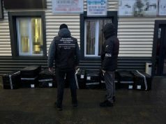 На одній із вулиць міста Володимир виявили контрабандних цигарок на півмільйона гривень