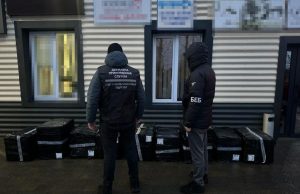 На одній із вулиць міста Володимир виявили контрабандних цигарок на півмільйона гривень