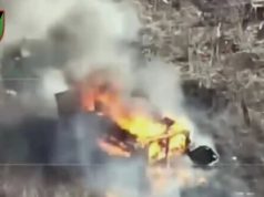 Детонація боєкомплекту ворожої БМП-2 на Бахмутському напрямку. ВIДЕО Детонація-боєкомплекту-ворожої-БМП-2-на-Бахмутському-напрямку.-ВiДЕО