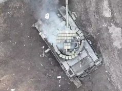 Бійці 103 ОБрТрО поцілили дроном у танк росіян. ВIДЕО Бійці-103-ОБрТрО-поцілили-дроном-у-танк-росіян.-ВiДЕО