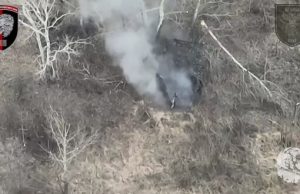 Бійці 63 ОМБр ударним дроном знищили міномет окупантів. ВIДЕО Бійці-63-ОМБр-ударним-дроном-знищили-міномет-окупантів.-ВiДЕО