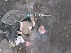 Окупанту відірвало пів голови після влучання боєприпасу з українського дрона. ВIДЕО 18+ Окупанту-відірвало-пів-голови-після-влучання-боєприпасу-з-українського-дрона.-ВiДЕО-18+