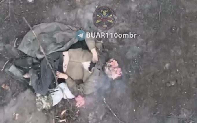Окупанту відірвало пів голови після влучання боєприпасу з українського дрона. ВIДЕО 18+ Окупанту-відірвало-пів-голови-після-влучання-боєприпасу-з-українського-дрона.-ВiДЕО-18+