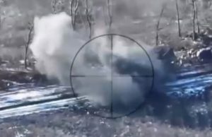 Артилеристи 45-ї ОАБр знищили 4 танки та 2 БМП окупантів. ВIДЕО Артилеристи-45-ї-ОАБр-знищили-4-танки-та-2-БМП-окупантів.-ВiДЕО