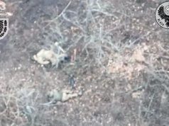 Дрон-камікадзе ліквідував одразу двох окупантів на Бахмутському напрямку. ВIДЕО Дрон-камікадзе-ліквідував-одразу-двох-окупантів-на-Бахмутському-напрямку.-ВiДЕО