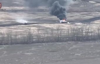 Десантники 79 ОДШБр знищили колону техніки російських військ на Донеччині. ВIДЕО Десантники-79-ОДШБр-знищили-колону-техніки-російських-військ-на-Донеччині.-ВiДЕО