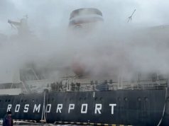 У порту російського Санкт-Петербурга загорівся криголам “Ермак”. ВIДЕО У-порту-російського-Санкт-Петербурга-загорівся-криголам-“Ермак”.-ВiДЕО