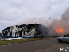 На підприємстві «Пан Курчак» вщент згорів виробничий корпус