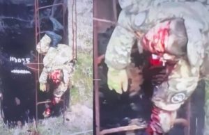 Тіло окупанта повисло на вежі після того, як він хотів вкрасти український FPV-дрон. ВIДЕО 18+ Тіло-окупанта-повисло-на-вежі-після-того,-як-він-хотів-вкрасти-український-fpv-дрон.-ВiДЕО-18+