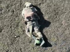 Пів окупанта зникло після скиду гранати з українського дрона. ВIДЕО 18+ Пів-окупанта-зникло-після-скиду-гранати-з-українського-дрона.-ВiДЕО-18+