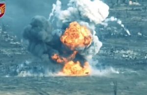 Вибух боєкомплекту ворожого танка Т-72Б3 поблизу Новомихайлівки. ВIДЕО Вибух-боєкомплекту-ворожого-танка-Т-72Б3-поблизу-Новомихайлівки.-ВiДЕО