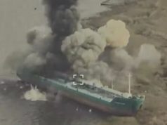 Українська авіація влучила по командному пункту РФ на танкері. ВIДЕО Українська-авіація-влучила-по-командному-пункту-РФ-на-танкері.-ВiДЕО