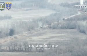 Бійці 54 ОМБр за годину знищили колону техніки росіян, – танки та БМП. ВIДЕО Бійці-54-ОМБр-за-годину-знищили-колону-техніки-росіян,-–-танки-та-БМП.-ВiДЕО