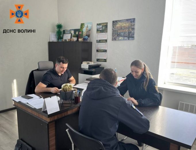 Фахівці ДСНС провели робочу зустріч з головою Поромівської громади