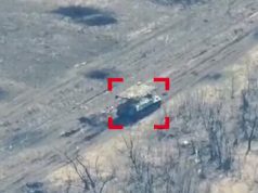 Ураження дроном-камікадзе російської БМП з “мангалом” на Авдіївському напрямку. ВIДЕО Ураження-дроном-камікадзе-російської-БМП-з-“мангалом”-на-Авдіївському-напрямку.-ВiДЕО