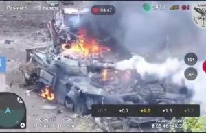 Тероборонівці знищили російський танк Т-90, оснащений мінним тралом і “мангалом”. ВIДЕО Тероборонівці-знищили-російський-танк-Т-90,-оснащений-мінним-тралом-і-“мангалом”.-ВiДЕО