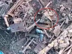 Дрон-камікадзе помітив серед купи брухту та руїн замаскованого окупанта. ВIДЕО Дрон-камікадзе-помітив-серед-купи-брухту-та-руїн-замаскованого-окупанта.-ВiДЕО