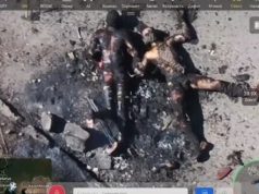 Обгорівші тіла російських загарбників валяються на дорозі. ВIДЕО Обгорівші-тіла-російських-загарбників-валяються-на-дорозі.-ВiДЕО