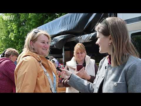 Вільний мікрофон: у Нововолинську на ярмарку дізнавалися у скільки обійдеться великодній кошик (ВІДЕО)