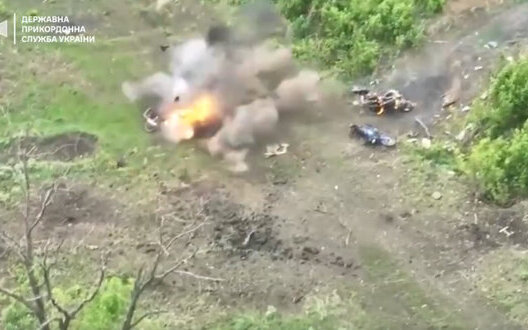Прикордонники-дронами-знищили-6-мотоциклів-окупантів-на-Бахмутському-напрямку.-ВiДЕО