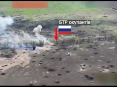 Танковий екіпаж 115 ОМБр прямим наведенням нищить російський БТР на Донеччині. ВIДЕО Танковий-екіпаж-115-ОМБр-прямим-наведенням-нищить-російський-БТР-на-Донеччині.-ВiДЕО