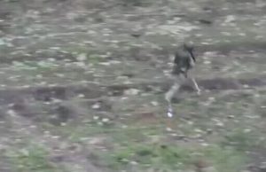 Окупанту, який намагався утекти, дрон-камікадзе відірвав ногу. ВIДЕО 18+ Окупанту,-який-намагався-утекти,-дрон-камікадзе-відірвав-ногу.-ВiДЕО-18+