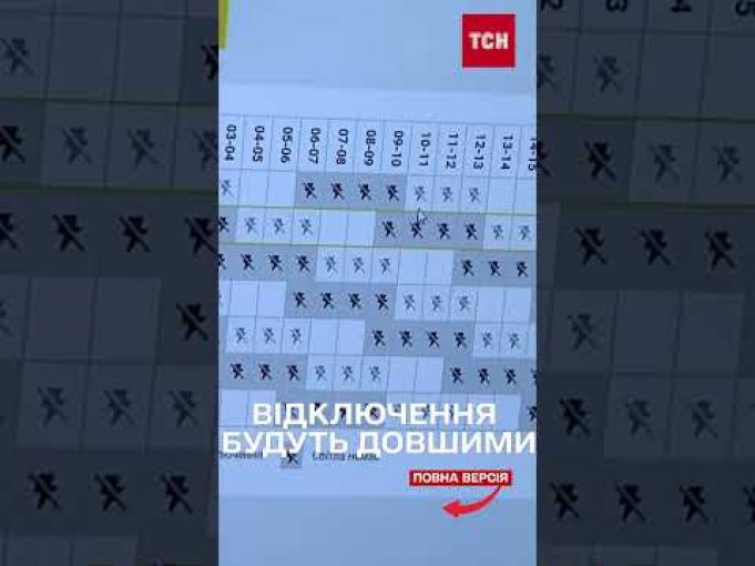 Графіки відключення світла на 17 червня (ВІДЕО) Графіки відключення світла на 17 червня (ВІДЕО)