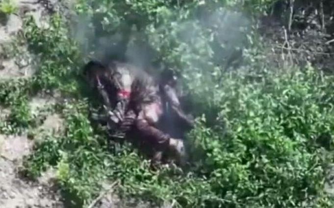 Росіянин застрелився в кущах на полі бою поблизу Білогорівки. ВIДЕО Росіянин-застрелився-в-кущах-на-полі-бою-поблизу-Білогорівки.-ВiДЕО
