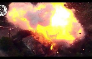 Ворожий склад з боєприпасами злетів у повітря від атаки бійців 47 ОМБр. ВIДЕО Ворожий-склад-з-боєприпасами-злетів-у-повітря-від-атаки-бійців-47-ОМБр.-ВiДЕО