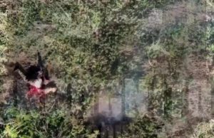 Тіло російського загарбника здіймається високо вгору після скиду гранати. ВIДЕО Тіло-російського-загарбника-здіймається-високо-вгору-після-скиду-гранати.-ВiДЕО