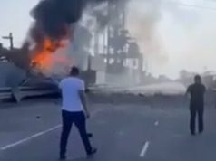 РФ атакувала Київську ГЕС, – ЗМІ. ВIДЕО РФ-атакувала-Київську-ГЕС,-–-ЗМІ.-ВiДЕО