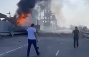 РФ атакувала Київську ГЕС, – ЗМІ. ВIДЕО РФ-атакувала-Київську-ГЕС,-–-ЗМІ.-ВiДЕО