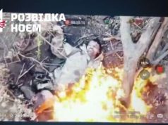 Російський загарбник з відірваною ногою горить заживо на полі бою. ВIДЕО Російський-загарбник-з-відірваною-ногою-горить-заживо-на-полі-бою.-ВiДЕО