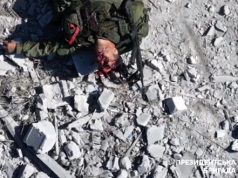 Окупанту відірвало майже пів голови після влучання боєприпасу з українського дрона. ВIДЕО 18+ Окупанту-відірвало-майже-пів-голови-після-влучання-боєприпасу-з-українського-дрона.-ВiДЕО-18+