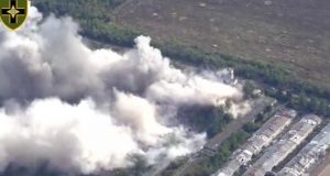 Українські захисники завдали авіаудару по російському польовому штабу. ВIДЕО Українські-захисники-завдали-авіаудару-по-російському-польовому-штабу.-ВiДЕО