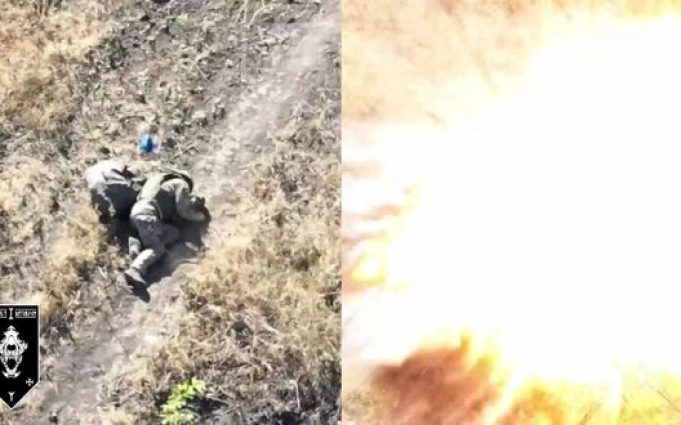 Російський загарбник “вибухово” зник після атаки дрона-камікадзе. ВIДЕО Російський-загарбник-“вибухово”-зник-після-атаки-дрона-камікадзе.-ВiДЕО